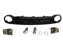 Audi A6 C7 2011-2017 Diffusore Posteriore con Terminali di Scarico RS-Style V-1 (2011-2014) foto 1