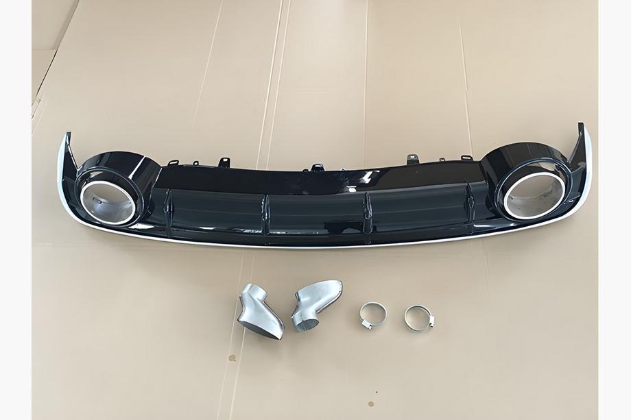 Audi A6 C7 2011-2017 Diffusore Posteriore con Terminali di Scarico RS-Style V-2 (2014-2017) Image