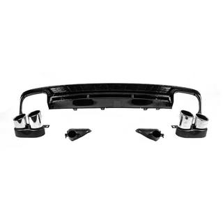 Diffusore posteriore con terminali S-Style (per Base) Audi A6 C8 2018–2025 foto 4