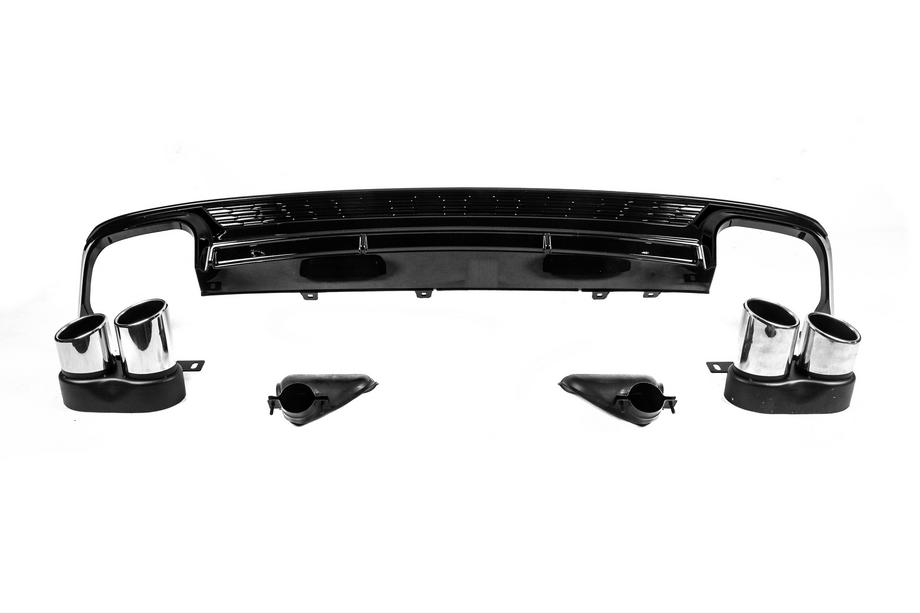 Audi A6 C8 2018–2025 Diffusore posteriore con terminali S-Style (per Base) Foto 4