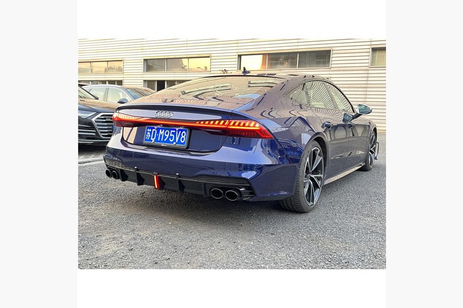 Audi A7 2018- Diffusore Posteriore con Terminali di Scarico S-Style Image
