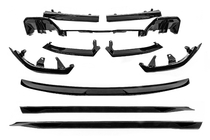 BMW 5/i5 Series G60/G60E/G61 2023- Kit Carrozzeria Gloss Black (per M-Sport) foto 2