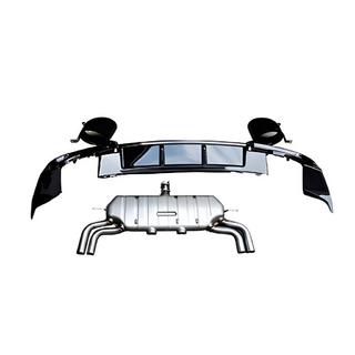 Diffusore posteriore con terminali di scarico V-1 (per S/S-Line, 2016-2020) Audi A3 2012-2020