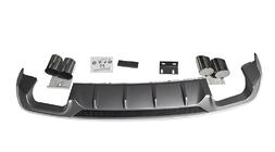 Audi A3 2012-2020 Diffusore Posteriore con Terminali V-2 (per S/S-Line, 2016-2020) foto 1