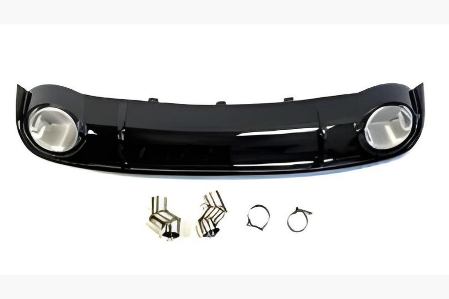 Audi A4 B8 2007-2015 Diffusore Posteriore con Terminali di Scarico RS-Style (2007-2011) Image