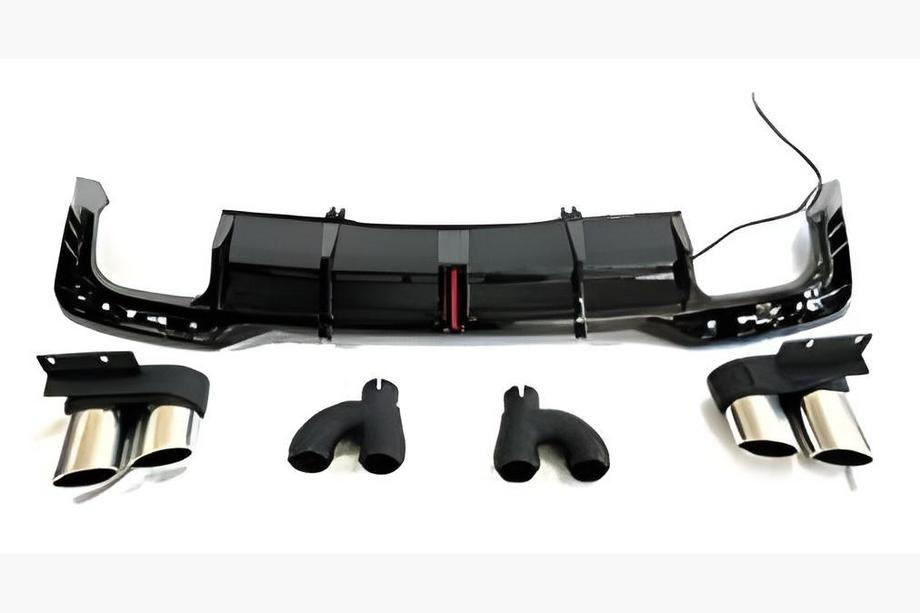 Audi A5 2016-2025 Diffusore Posteriore con Terminali di Scarico RS-Style (2020-2025) Image