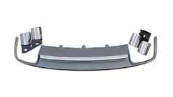 Audi A4 B8 2007-2015 Diffusore Posteriore con Terminali di Scarico S-Style (2007-2011) foto 1