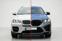 BMW X6 E71 2008–2014 Kit restyling per X6M F96 LCI foto 1