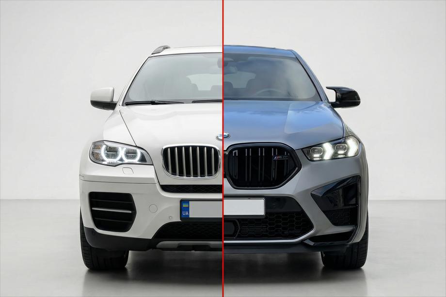 BMW X6 E71 2008–2014 Kit restyling per X6M F96 LCI Image