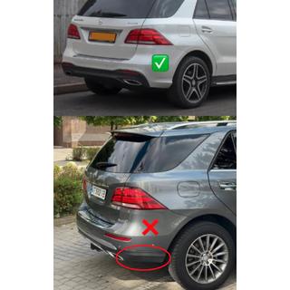 Diffusore posteriore per GLE (design GLE63 Black) foto 3