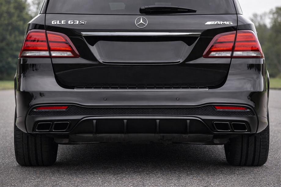 Mercedes GLE/ML class W166 2011-2018 Diffusore posteriore per GLE (design GLE63 Black) Foto 1