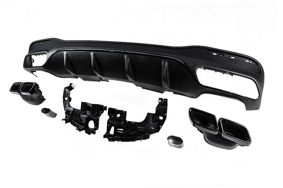 Mercedes GLE/ML class W166 2011-2018 Diffusore posteriore per GLE (design GLE63 Black) Foto 5