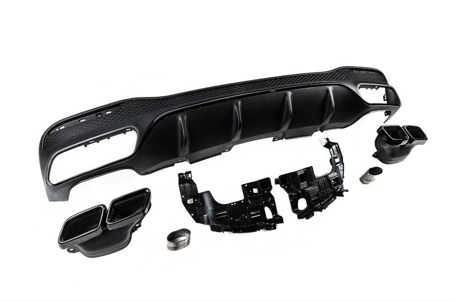 Mercedes GLE/ML class W166 2011-2018 Diffusore posteriore per GLE (design GLE63 Black) Foto 4