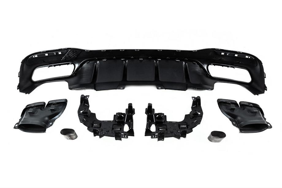 Mercedes GLE/ML class W166 2011-2018 Diffusore posteriore per GLE (design GLE63 Black) Foto 6