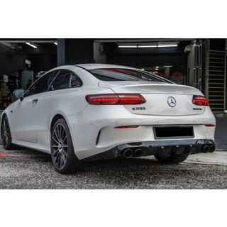 Diffusore Posteriore Black con Terminali Black (Design AMG53)