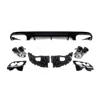 Diffusore Posteriore Black con Terminali Black (Design AMG53) foto 3