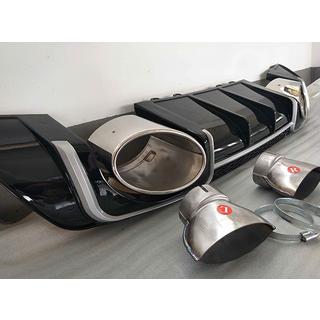 Diffusore posteriore con terminali TTRS-Style (2014-2020) Audi ТТ 2014-2023