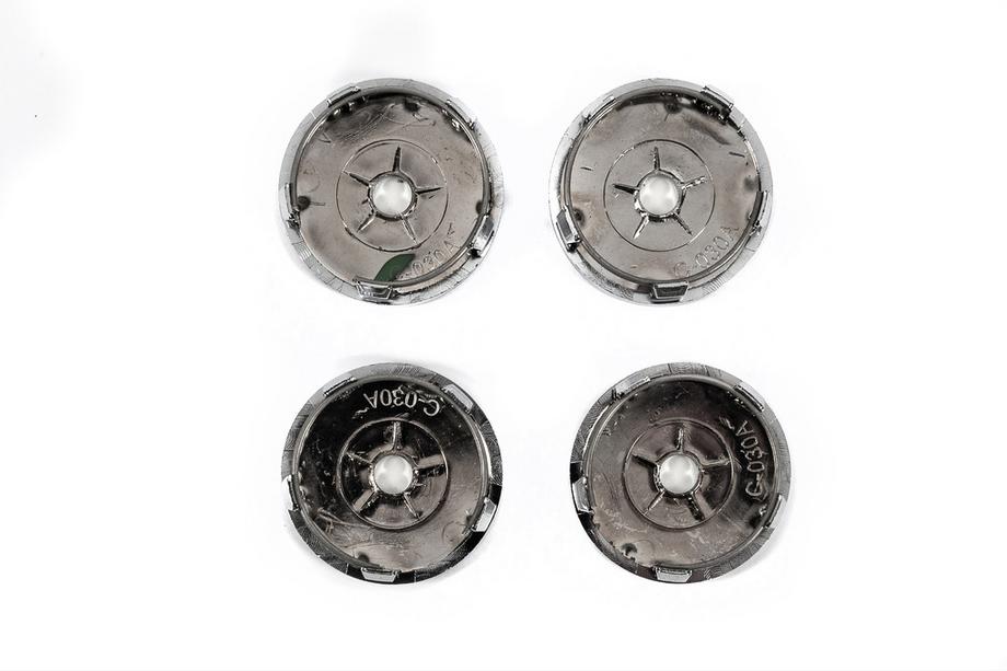 Renault Copri mozzo ruota neri con anello (59mm a 55mm, 4 pz) Foto 3