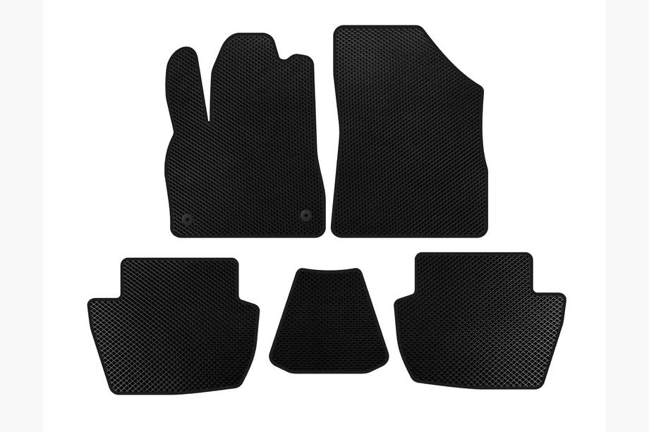 Citroen DS-5 2011-2015 Tappetini EVA (HB, Ibrido/Automatico, Nero) Image
