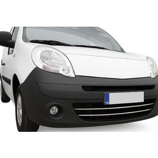 Coperture paraurti anteriore in acciaio inox (2 pz) Renault Kangoo 2008–2020 foto 1
