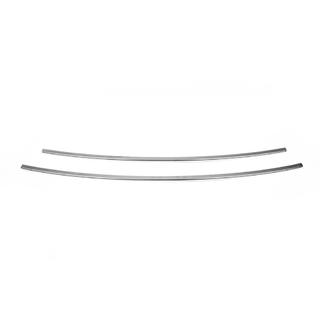 Coperture paraurti anteriore in acciaio inox (2 pz) Renault Kangoo 2008–2020 foto 2