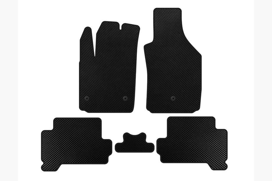 Fiat 500/500L 2013-2022 Tappetini EVA (HB, Elettrico, Nero) Image