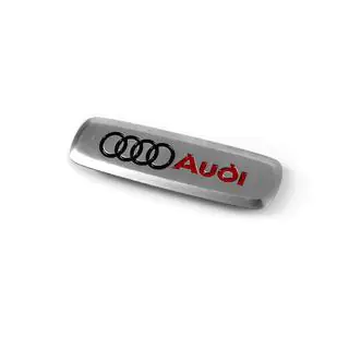 Badge in alluminio per tappetini auto (1 pz)