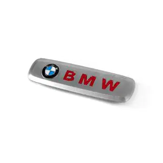 Badge in alluminio per tappetini auto (1 pz)