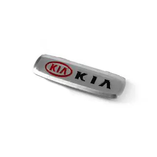 Badge in alluminio per tappetini auto (1 pz) foto 1