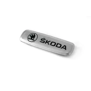 Badge in alluminio per tappetini auto (1 pz)