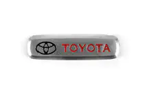 Toyota Badge in alluminio per tappetini auto (1 pz) foto 2