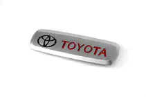 Toyota Badge in alluminio per tappetini auto (1 pz) foto 1