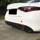 Alfa Romeo Giulia 2016-2022 Diffusore Posteriore con Terminali V1 (Plastica) foto 3