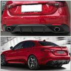 Alfa Romeo Giulia 2016-2022 Diffusore Posteriore con Terminali V1 (Plastica) foto 4