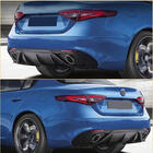 Alfa Romeo Giulia 2016-2022 Diffusore paraurti posteriore Lip Carbon V2 (Carbonio) foto 6