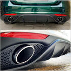 Alfa Romeo Giulia 2016-2022 Diffusore paraurti posteriore Lip Carbon V2 (Carbonio) foto 7