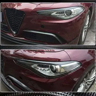 Palpebre Fari (Carbonio Secco) Alfa Romeo Giulia 2016-2022 foto 3