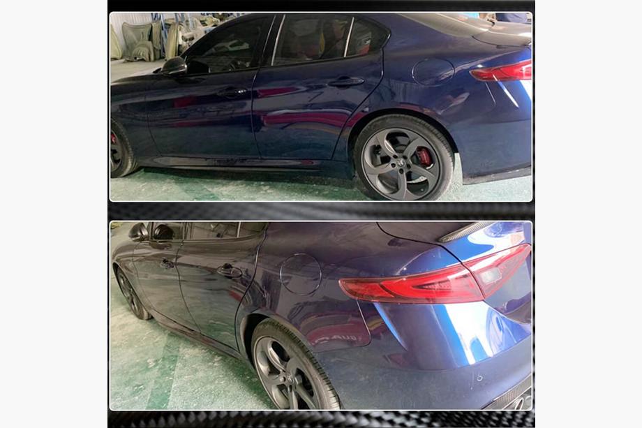 Alfa Romeo Giulia 2016-2022 Minigonne Laterali (per Base/Sport, Plastica) Foto 4