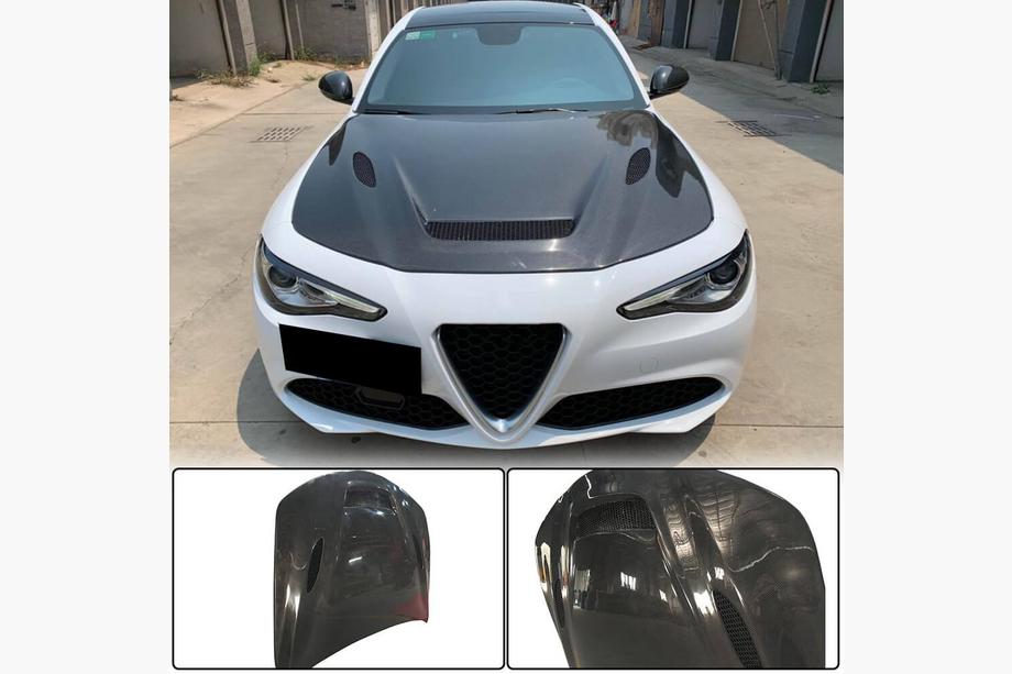 Alfa Romeo Giulia 2016-2022 Cofano V1 (Carbonio) Image