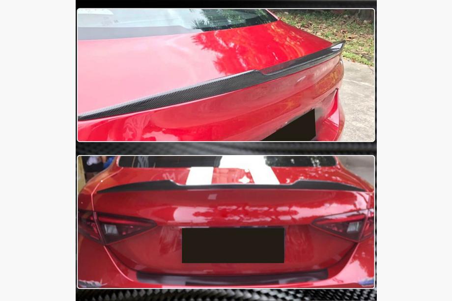 Alfa Romeo Giulia 2016-2022 Spoiler V6 (Carbonio) Foto 4