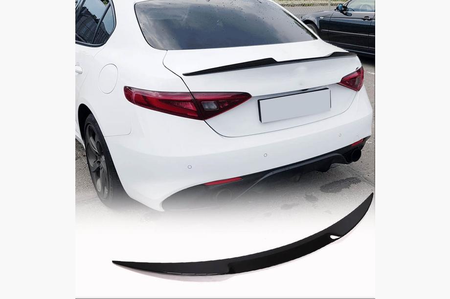 Alfa Romeo Giulia 2016-2022 Spoiler V1 (Plastica) Foto 1