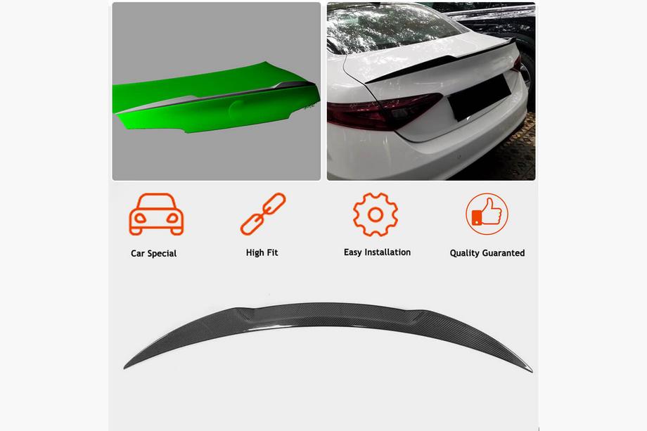 Alfa Romeo Giulia 2016-2022 Spoiler V2 (vetroresina) Foto 6