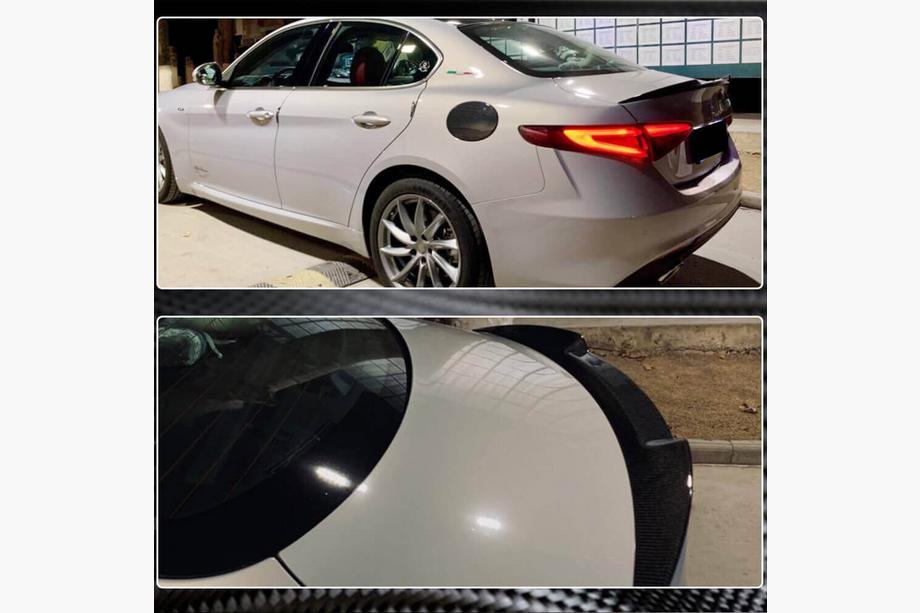 Alfa Romeo Giulia 2016-2022 Spoiler V2 (vetroresina) Foto 1