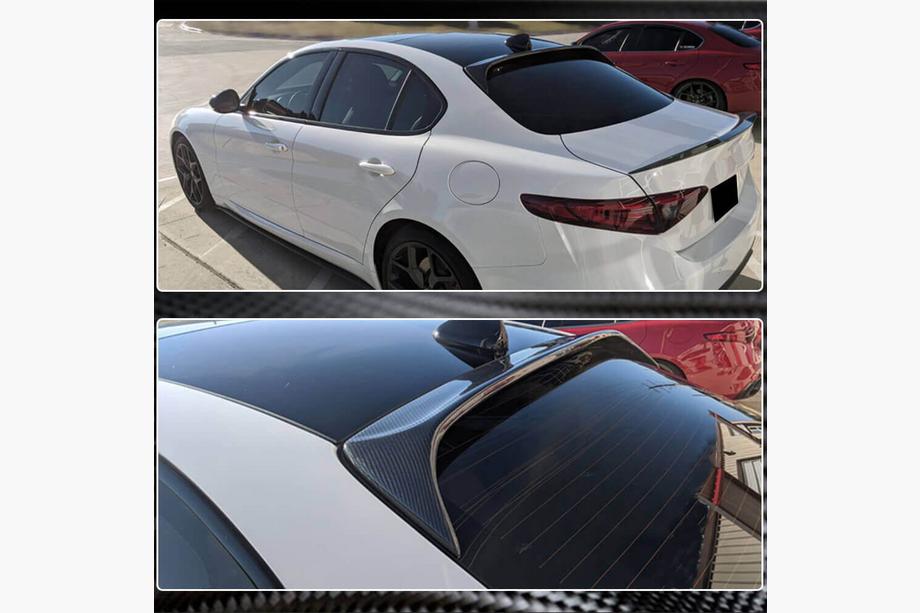 Alfa Romeo Giulia 2016-2022 Spoiler V2 (Carbonio) Foto 2