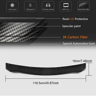 Labbro anteriore paraurti Lip V2 (per Base, Carbonio) Alfa Romeo Giulia 2016-2022 foto 3