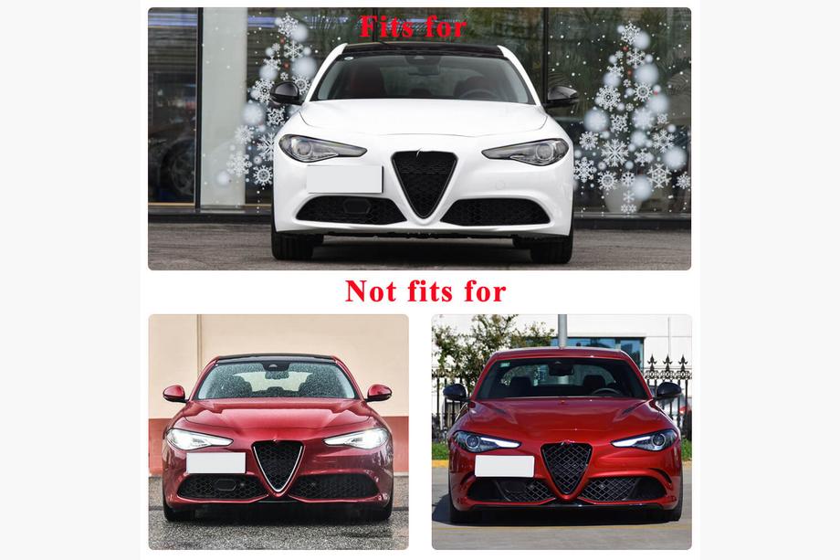 Alfa Romeo Giulia 2016-2022 Labbro anteriore paraurti Lip V2 (per Base, Carbonio) Foto 4