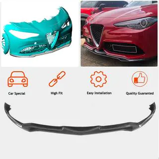 Labbro Anteriore V2 (per Sport, Carbonio) Alfa Romeo Giulia 2016-2022 foto 3