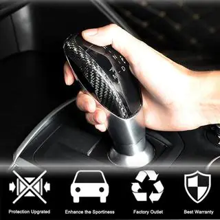 Copertura Pomello Cambio (Dry Carbon) Alfa Romeo Giulia 2016-2022 foto 3