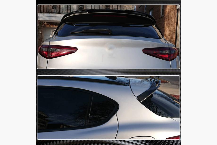Alfa Romeo Stelvio 2016- Spoiler Posteriore V3 (2017-2023, ABS) Foto 4