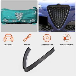 Cover Griglia Anteriore (2017-2023, Carbonio Secco) Alfa Romeo Stelvio 2016- foto 2
